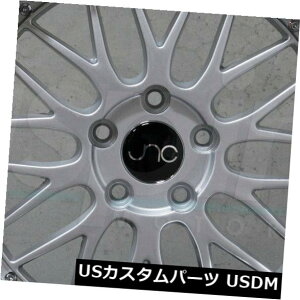 COAzC[ 4-V20C`JNC 005 JNC005zC[20x8.5 / 20x10 5x120 30/25Vo[}VbvX^bO 4-New 20" JNC 005 JNC005 Wheels 20x8.5/20x10 5x120 30/25 Silver Machine Lip Stag