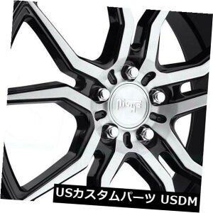 COAzC[ 4-V19 "Niche Ascari M166zC[19x8.5 / 19x9.5 5x120 35/35ubN}VjOX^bO 4-New 19" Niche Ascari M166 Wheels 19x8.5/19x9.5 5x120 35/35 Black Machined Stag