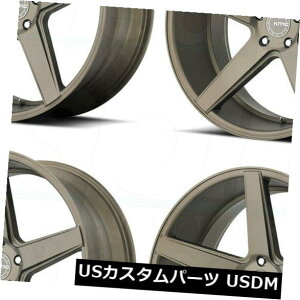 COAzC[ 4-V20 "KMC KM685fBXgNgzC[20x8.5 5x114.3 / 5x4.5 35}bguY 4-New 20" KMC KM685 District Wheels 20x8.5 5x114.3/5x4.5 35 Matte Bronze Rims