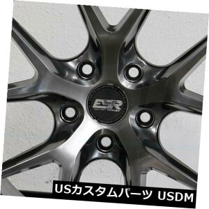 COAzC[ 4-V18C`ESR RF02 RF2zC[18x8.5 5x114.3 30nCp[ubN 4-New 18" ESR RF02 RF2 Wheels 18x8.5 5x114.3 30 Hyper Black Rims