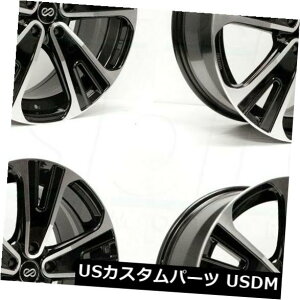 COAzC[ 4-New 20 "Enkei SVX Wheels 20x8.5 5x114.3 40ubN}Vh 4-New 20" Enkei SVX Wheels 20x8.5 5x114.3 40 Black Machined Rims