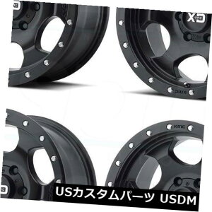 �C�O�A���z�C�[�� 4-�V����17 XD XD131 RG1�z�C�[��17x8 6x4.5 / 6x114.3 0�u���b�N�����O���� 4-New 17 XD XD131 RG1 Wheels 17x8 6x4.5/6x114.3 0 Black Ring Rims