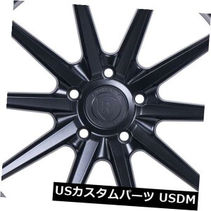 COAzC[ 4-New 20 "Rohana RF1zC[20x8.5 5x114.3 40ubN 4-New 20" Rohana RF1 Wheels 20x8.5 5x114.3 40 Black Rims