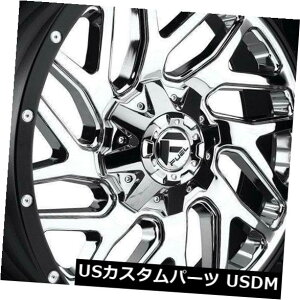 �C�O�A���z�C�[�� 4-�V����22 �R��Triton D211�z�C�[��22x10 8x170 -13�N���[���u���b�N���b�v���� 4-New 22 Fuel Triton D211 Wheels 22x10 8x170 -13 Chrome Black Lip Rims �y���s�A���i�z