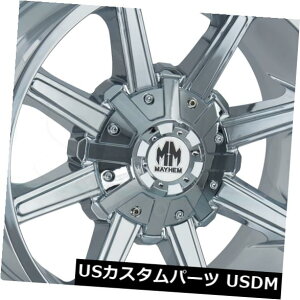 �C�O�A���z�C�[�� 4-New 20 Mayhem Arsenal Wheels 20x9 6x120 / 6x5.5 18�N���[������ 4-New 20 Mayhem Arsenal Wheels 20x9 6x120/6x5.5 18 Chrome Rims �y���s�A���i�z