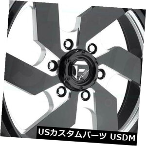 海外輸入ホイール 4-New 20 "Fuel Turbo D582ホイール20x12 8x170 -43ブラックミルドリム 4-New 20" Fuel Turbo D582 Wheels 20x12 8x170 -43 Black Milled Rims
