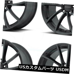 COAzC[ 4-V19C`KMC KM691XszC[19x8.5 5x114.3 / 5x4.5 35TeubN 4-New 19" KMC KM691 Spin Wheels 19x8.5 5x114.3/5x4.5 35 Satin Black Rims