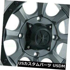 �C�O�A���z�C�[�� 4-New 20 Dirty Life Ironman Wheels 20x10 6x135 -19�}�b�g�K�����^������ 4-New 20 Dirty Life Ironman Wheels 20x10 6x135 -19 Matte Gunmetal Rims �y���s�A���i�z
