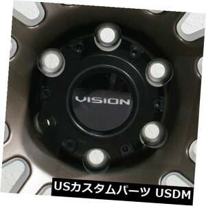 COAzC[ 4-V18 "Vision 417N[vzC[18x9 8x6.5 / 8x165.1 -12TeuY 4-New 18" Vision 417 Creep Wheels 18x9 8x6.5/8x165.1 -12 Satin Bronze Rims
