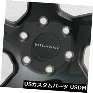 �C�O�A���z�C�[�� 4-�V����22 Milanni 472�X�C�b�`�o�b�N�z�C�[��22x9.5 6x135 30�T�e���u���b�N���� 4-New 22 Milanni 472 Switchback Wheels 22x9.5 6x135 30 Satin Black Rims �y���s�A���i�z