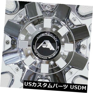COAzC[ 4-V20C`AJIt[hA106zC[20x10 6x135 / 6x5.5 -24N[ 4-New 20" American Off-Road A106 Wheels 20x10 6x135/6x5.5 -24 Chrome Rims