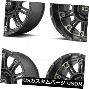 COAzC[ 4-New 20 "XD XD829 Hoss Wheels 20x12 5x5 / 5x127 -44ubN}VeBg 4-New 20" XD XD829 Hoss Wheels 20x12 5x5/5x127 -44 Black Machine Tint Rims