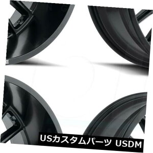 COAzC[ 4-V20 "GΓIH115ߐH҂̎ԗ20x9 8x170 0tubN 4-New 20" Hostile H115 Predator Wheels 20x9 8x170 0 Full Black Rims