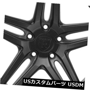 COAzC[ 4-V20 "Rohana RC8zC[20x9 / 20x11 5x120 20/25}bgubNX^bK[h 4-New 20" Rohana RC8 Wheels 20x9/20x11 5x120 20/25 Matte Black Staggered Rims
