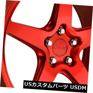 COAzC[ 4-V19C`Rotiform WGR R149zC[19x8.5 5x112 45bh 4-New 19" Rotiform WGR R149 Wheels 19x8.5 5x112 45 Red Rims