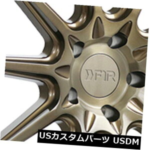 �C�O�A���z�C�[�� 4-�V����20�C���`F1R F101�z�C�[��20x9 / 20x10 5x114.3 35/38�}�V���u�����Y�X�^�b�K�[�h���� 4-New 20 F1R F101 Wheels 20x9/20x10 5x114.3 35/38 Machine Bronze Staggered Rims �y���s�A���i�z