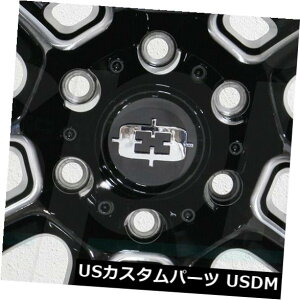 �C�O�A���z�C�[�� 4-�V����20 Vision 415�{���z�C�[��20x12 8x6.5 / 8x165.1 -51�u���b�N�~���h���� 4-New 20 Vision 415 Bomb Wheels 20x12 8x6.5/8x165.1 -51 Black Milled Rims �y���s�A���i�z