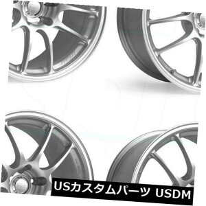 �C�O�A���z�C�[�� 17x7 Enkei Pf01 5x114.3 48�V���o�[�y�C���g�z�C�[�������Z�b�g�i4�j 17x7 Enkei Pf01 5x114.3 48 Silver Paint Wheels Rims Set(4) �y���s�A���i�z