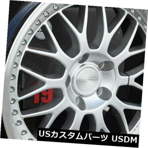 �C�O�A���z�C�[�� 19x8.5 / 19x9.5 ESR SR01 SR1 5x112 30/22�n�C�p�[�V���o�[�z�C�[�������Z�b�g�i4�j 19x8.5/19x9.5 ESR SR01 SR1 5x112 30/22 Hyper Silver Wheels Rims Set(4) �y���s�A���i�z