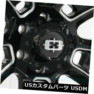 �C�O�A���z�C�[�� 20x10 Vision 415 Bomb 8x180 -25�u���b�N�~���h�z�C�[�������Z�b�g�i4�j 20x10 Vision 415 Bomb 8x180 -25 Black Milled Wheels Rims Set(4) �y���s�A���i�z
