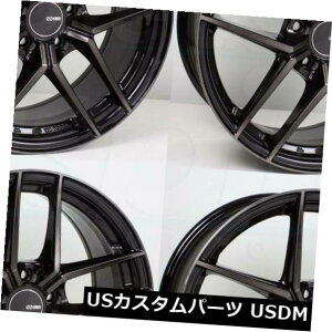 COAzC[ 18x8 / 18x8.5 Enkei TY5 5x100 45/45p[ubNzC[Zbgi4j 18x8/18x8.5 Enkei TY5 5x100 45/45 Pearl Black Wheels Rims Set(4)