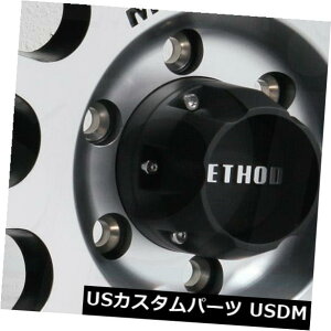 COAzC[ 17x8.5\bhMR305 NV 5x5 / 5x127 0Vo[HubNOzC[Zbgi4j 17x8.5 Method MR305 NV 5x5/5x127 0 Silver Machined Black Ring Wheels Rims Set(4)