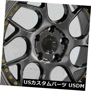 COAzC[ 18x10.5 Aodhan DS01 DS1 5x108 22ubNoL[zC[Zbgi4j 18x10.5 Aodhan DS01 DS1 5x108 22 Black Vacuum Wheels Rims Set(4)