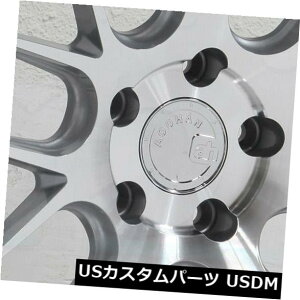 COAzC[ 19x11 Aodhan DS06 DS6 5x120 22Vo[HzC[Zbgi4j 19x11 Aodhan DS06 DS6 5x120 22 Silver Machined Wheels Rims Set(4)
