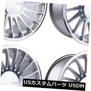 �C�O�A���z�C�[�� 18x8.5 3SDM 0.04 5x120 35�V���o�[�z�C�[�������Z�b�g�i4�j 18x8.5 3SDM 0.04 5x120 35 Silver Wheels Rims Set(4)