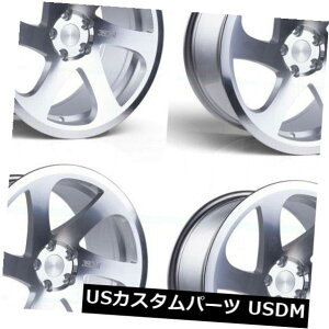 �C�O�A���z�C�[�� 18x8.5 3SDM 0.06 5x120 35�V���o�[�z�C�[��New Set�i4�j 18x8.5 3SDM 0.06 5x120 35 Silver Wheels New Set(4)