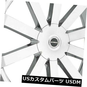 COAzC[ 20x8.5 Strada S50 Gabbia 6x135 / 6x5.5 30NzC[Zbgi4j 20x8.5 Strada S50 Gabbia 6x135/6x5.5 30 Chrome Wheels Rims Set(4)