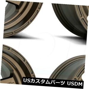 �C�O�A���z�C�[�� 17x9 Fuel Shok D666 6x5.5 / 6x139.7 1�u�����Y�z�C�[�������Z�b�g�i4�j 17x9 Fuel Shok D666 6x5.5/6x139.7 1 Bronze Wheels Rims Set(4) �y���s�A���i�z