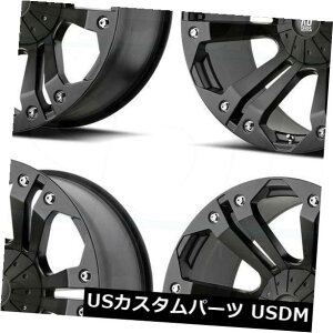 COAzC[ 18x9 XD XD778X^[8x6.5 / 8x165.1 -12}bgubNzC[Zbgi4j 18x9 XD XD778 Monster 8x6.5/8x165.1 -12 Matte Black Wheels Rims Set(4)