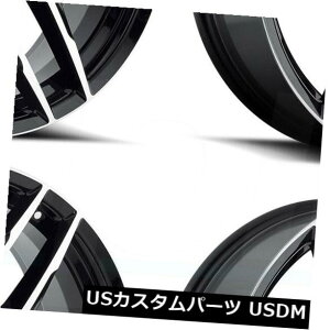 COAzC[ 22x9 MKW A613 5x114.3 / 5x120 35OXubN}VtFCXzC[Zbgi4j 22x9 MKW A613 5x114.3/5x120 35 Gloss Black Machine Face Wheels Rims Set(4)