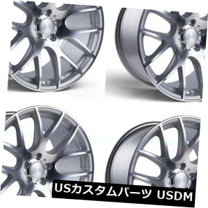 �C�O�A���z�C�[�� 18x9.5 3SDM 0.01 5x120 40�V���o�[�z�C�[�������Z�b�g�i4�j 18x9.5 3SDM 0.01 5x120 40 Silver Wheels Rims Set(4)