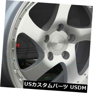 COAzC[ 18x10.5 ESR SR02 SR2 5x112 22@BHVo[zC[Zbgi4j 18x10.5 ESR SR02 SR2 5x112 22 Machined Silver Wheels Rims Set(4)
