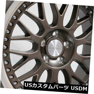 �C�O�A���z�C�[�� 18x10.5 ESR SR01 SR1 5x112 22�u�����Y�z�C�[�������Z�b�g�i4�j 18x10.5 ESR SR01 SR1 5x112 22 Bronze Wheels Rims Set(4) �y���s�A���i�z