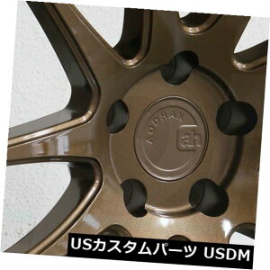 COAzC[ 19x9.5 / 19x11 Aodhan DS02 DS2 5x120 15/22uYzC[Zbgi4j 19x9.5/19x11 Aodhan DS02 DS2 5x120 15/22 Bronze Wheels Rims Set(4)
