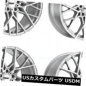 海外輸入ホイール 17x8 TSW Sebring 5x100 35シルバーホイールリムセット(4) 17x8 TSW Sebring 5x100 35 Silver Wheels Rims Set(4)