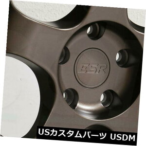 �C�O�A���z�C�[�� 18x9.5 / 18x10.5 ESR SR06 SR6 5x112 22/22�u�����Y�z�C�[�������Z�b�g�i4�j 18x9.5/18x10.5 ESR SR06 SR6 5x112 22/22 Bronze Wheels Rims Set(4) �y���s�A���i�z