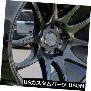 �C�O�A���z�C�[�� 18x9.5 / 18x10.5 ESR SR08 SR8 5x112 15/15�n�C�p�[�u���b�N�z�C�[�������Z�b�g�i4�j 18x9.5/18x10.5 ESR SR08 SR8 5x112 15/15 Hyper Black Wheels Rims Set(4) �y���s�A���i�z
