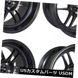 海外輸入ホイール 18x11 MST鈴鹿5x120 10マットブラックホイールリムセット（4） 18x11 MST Suzuka 5x120 10 Matte Black Wheels Rims Set(4)