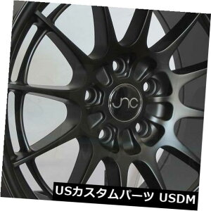 �C�O�A���z�C�[�� 19x11 JNC 033 JNC033�u�����N25�}�b�g�u���b�N�z�C�[�������Z�b�g�i4�j 19x11 JNC 033 JNC033 Blank 25 Matte Black Wheel Rims set(4) �y���s�A���i�z