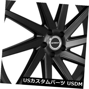 COAzC[ 22x9 Strada S41 Sega 5x114.3 40XeXubNzC[Zbgi4j 22x9 Strada S41 Sega 5x114.3 40 Stealth Black Wheels Rims Set(4)