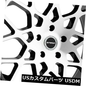 COAzC[ 22x9.5 Strada S59 Buca 6x5.5 / 6x139.7 24ubN}VzC[Zbgi4j 22x9.5 Strada S59 Buca 6x5.5/6x139.7 24 Black Machine Wheels Rims Set(4)