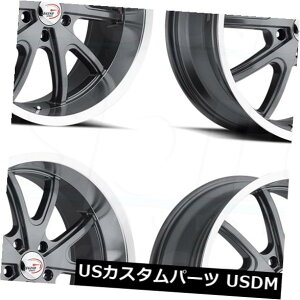 �C�O�A���z�C�[�� 20x9.5�r�W����143�g���N5x4.75 12�K�����^���z�C�[�������Z�b�g�i4�j 20x9.5 Vision 143 Torque 5x4.75 12 Gunmetal Wheels Rims Set(4) �y���s�A���i�z