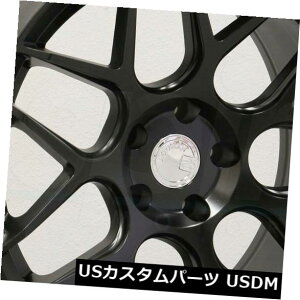 COAzC[ 19x8.5 Aodhan LS002 LS2 5x108 35}bgubNzC[Zbgi4j 19x8.5 Aodhan LS002 LS2 5x108 35 Matte Black Wheels Rims Set(4)