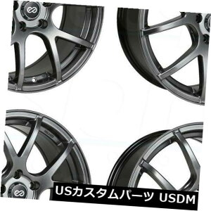 COAzC[ 18x8 Enkei M52 5x114.3 40nCp[ubNzC[Zbgi4j 18x8 Enkei M52 5x114.3 40 Hyper Black Wheels Rims Set(4)