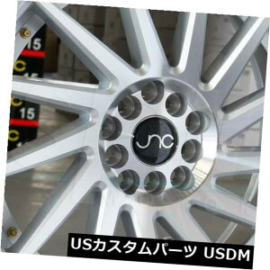 �C�O�A���z�C�[�� 19x10.5 JNC 051 JNC051 5x100 / 5x114.3 30�V���o�[�}�V���t�F�C�X�B �z�C�[�������Z�b�g�i4�j 19x10.5 JNC 051 JNC051 5x100/5x114.3 30 Silver Machine Face. Wheel Rims set(4) �y���s�A���i�z
