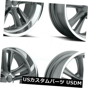 COAzC[ 17x7 / 17x8 Foose Knuckle F099 5x114.3 1/1 GunMetal WheelsZbgi4j 17x7/17x8 Foose Knuckle F099 5x114.3 1/1 GunMetal Wheels Rims Set(4)